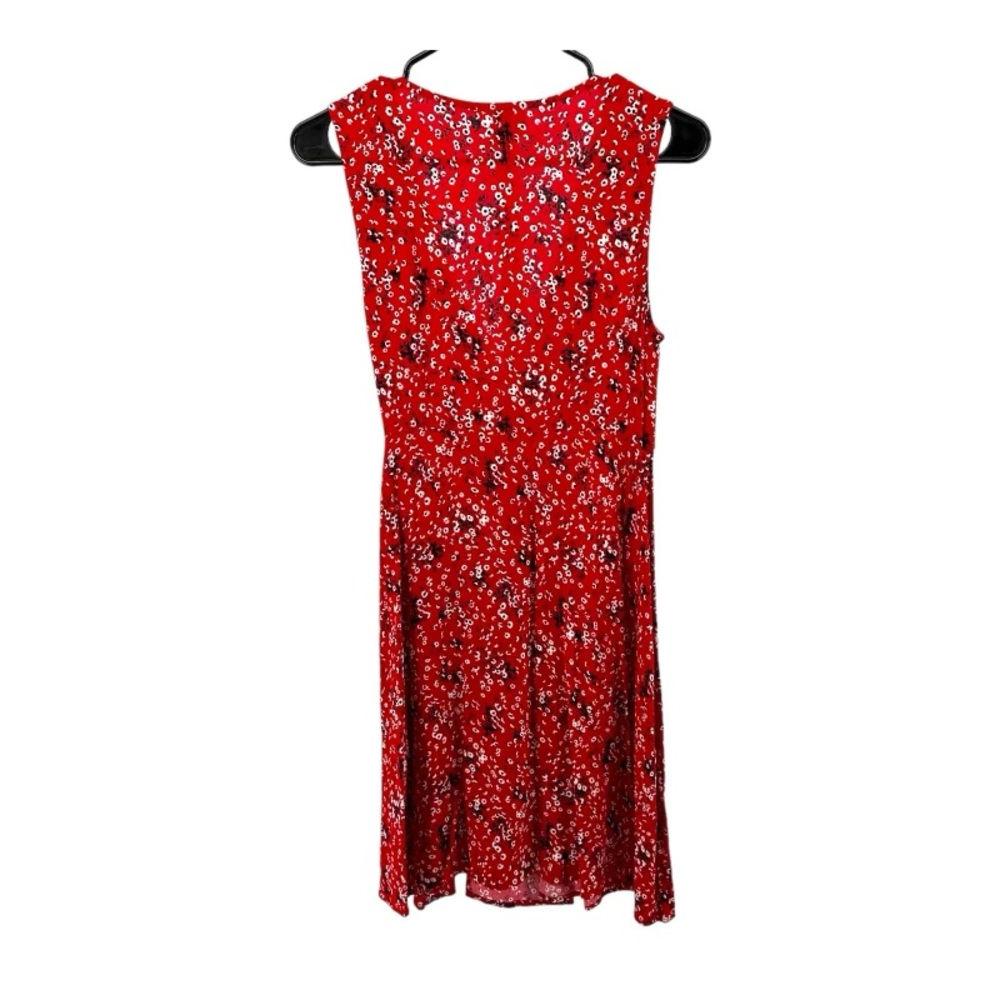 Universal Thread | S Small Red Print Sleeveless D… - image 2